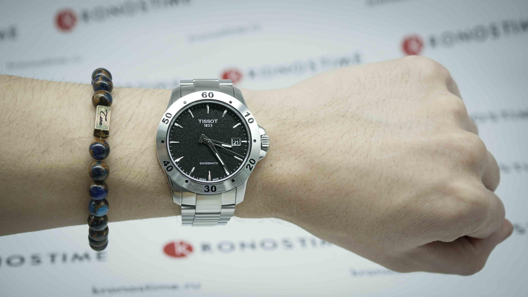 Tissot Tissot V8 Swissmatic T106.407.11.051.00 T1064071105100 оригинальные мужские часы в комплекте с коробкой